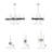 Azan 4 - Light Steel Dimmable Modern Linear Chandelier-1407463179