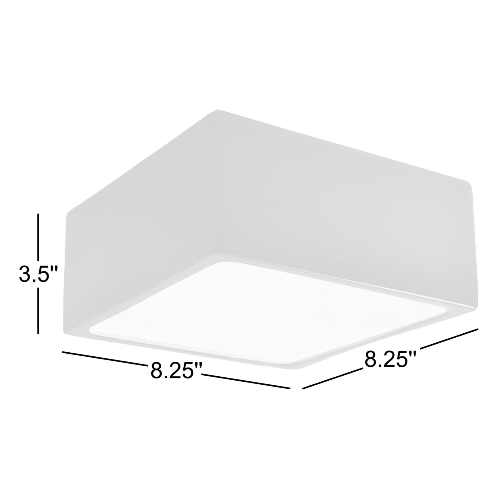 Leni Single Light LED Flush Mount, Carbon Matte Black