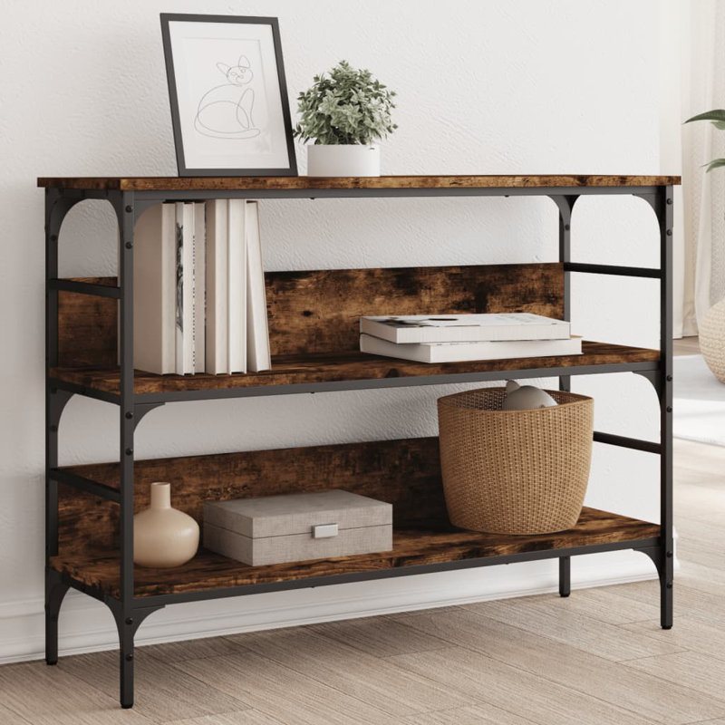 Diggins Console Table, Grey Sonoma, 75 H x 100 W x 32 D cm