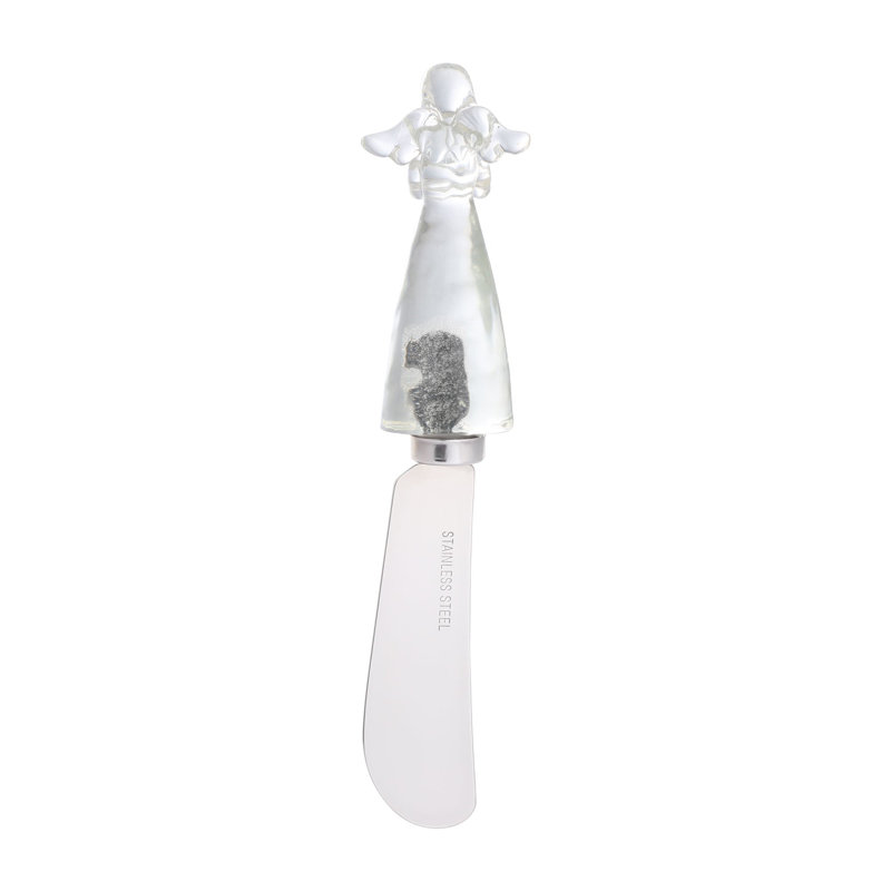 Angel Transparent Polyresin Cheese Spreader, S4