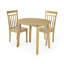 Extendable Round Solid Wood Base Dining Table-913011476-913011475