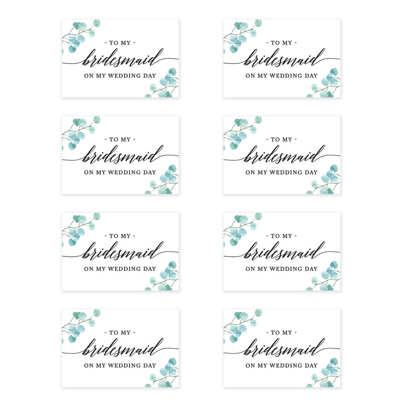 Ensemble de cartes-cadeaux de mariage avec enveloppes