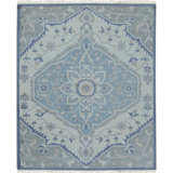 Hand Knotted Wool Floral Area Rug