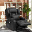 Fauteuil de massage chauffant en similicuir-1885689694