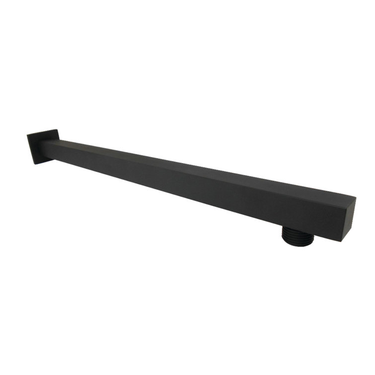 Kingston Brass Shower Scape 15-3/4-Inch Rain Drop Square Shower Arm with Square Flange