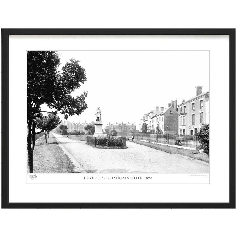 Coventry, Greyfriars 1892 - Single Picture Frame Print, 60cm H x 80cm W x 2.3cm D