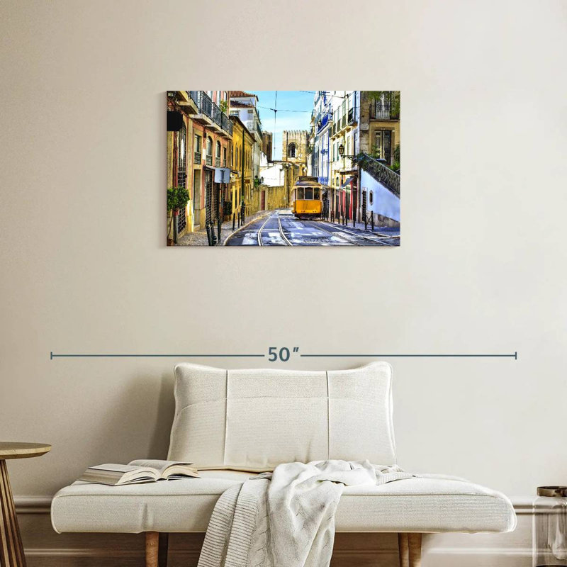 Rue Sireci à Lisbonne, H 20 po x l 30 po