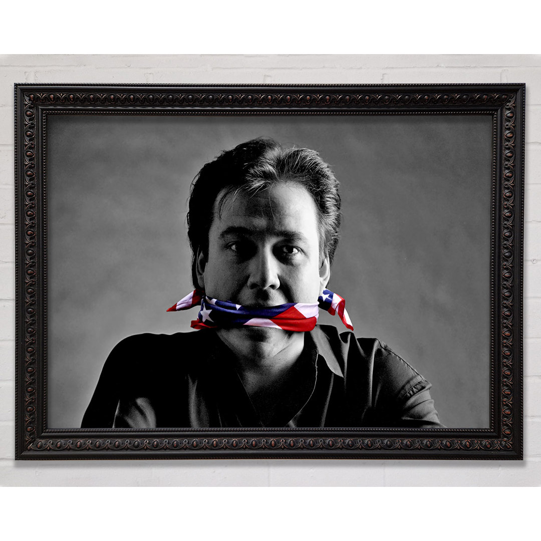 Bill Hicks Flag Gag - Einzelner Bilderrahmen Kunstdrucke