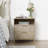 Modern Nightstand for Bedroom, 2 Drawer Nightstand Square Bedside Table End Table with Storage for Bedroom-549145167-799746470