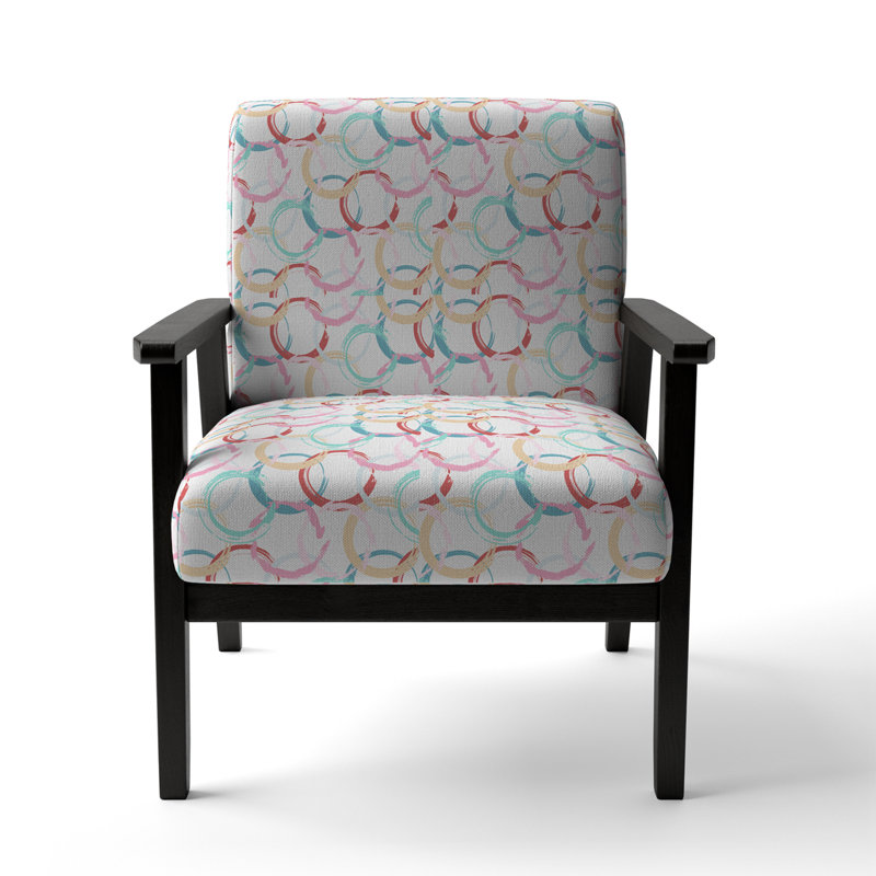 Fauteuil d'appoint en velours bleu et brun