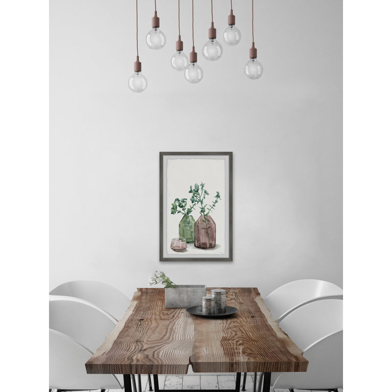 Trendy Vase 8" x 12" Framed Canvas Print