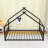 Metal Playhouse Bed With Roof And Slats-1167040712-1167040715