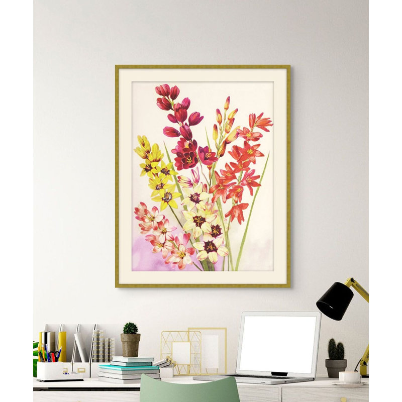 Jewel Blooms 6 Print, 44.5" H x 35.5" W