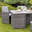 Quinden All Weather Wicker/Rattan 8 - Person with Cushions & Parasol-128956538-116816973