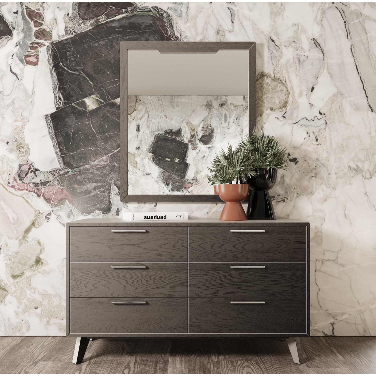 Glow 51" Double Dresser, Gray Wash