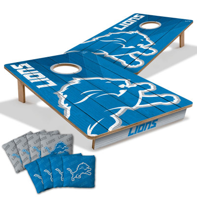 YouTheFan NFL Professional Wood 2'x3' Cornhole Board w/ Logo Bags