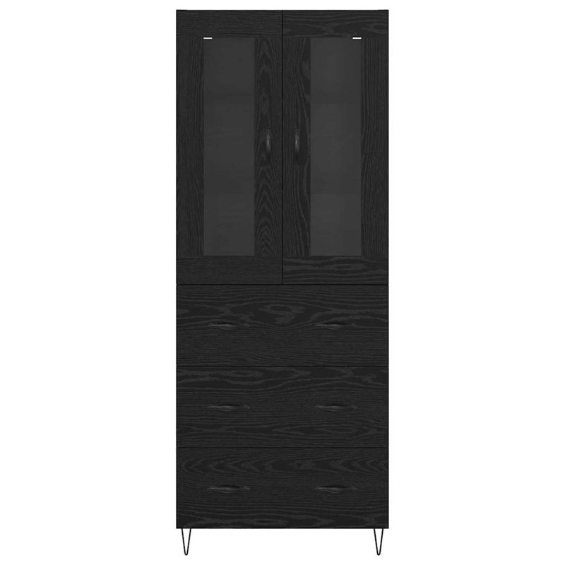 69.5cm Sideboard, Black Oak