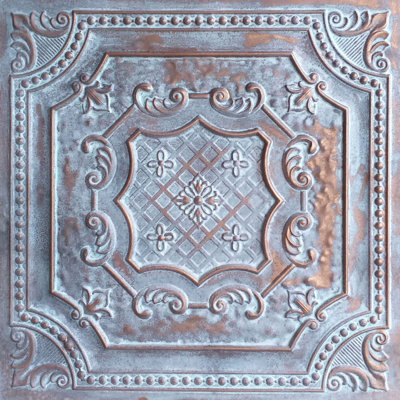 Pavillon élisabéthain de 2 pi x 2 pi Tuile de plafond à poser ou à coller