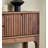 Brown Rectangular Solid Wood Console Table-107230867