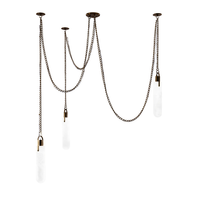 Flint 3 Light LED Multi-Drop Pendant