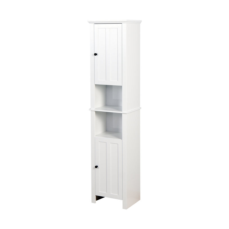 Armoire en bois avec plusieurs tablettes