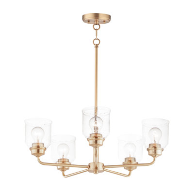 Lustre classique unique à 5 lumières Freijoo