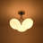 Dollinda Glass Semi Flush Mount-1223553957