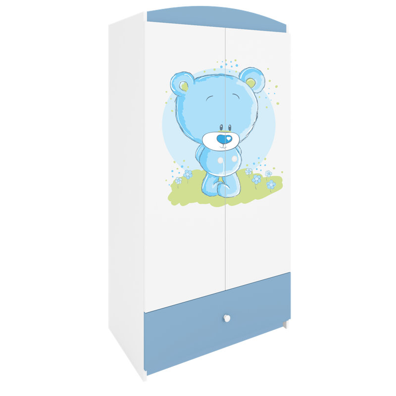 Cieran 2 Door Wardrobe, Blue