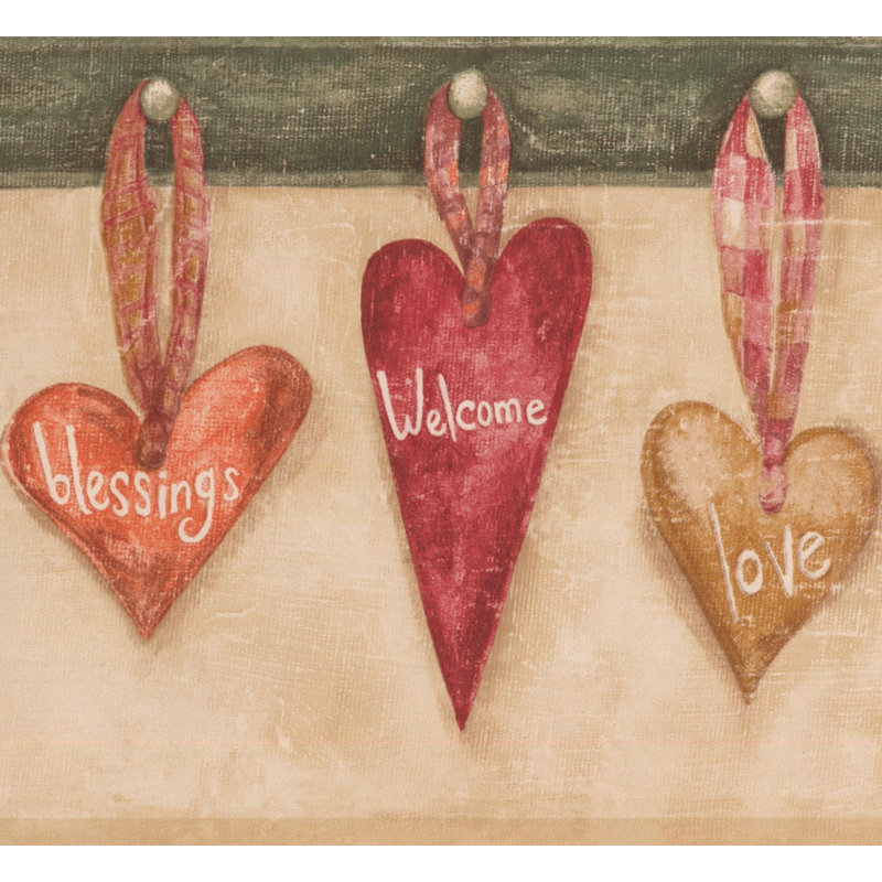 Bordure de papier peint Belote