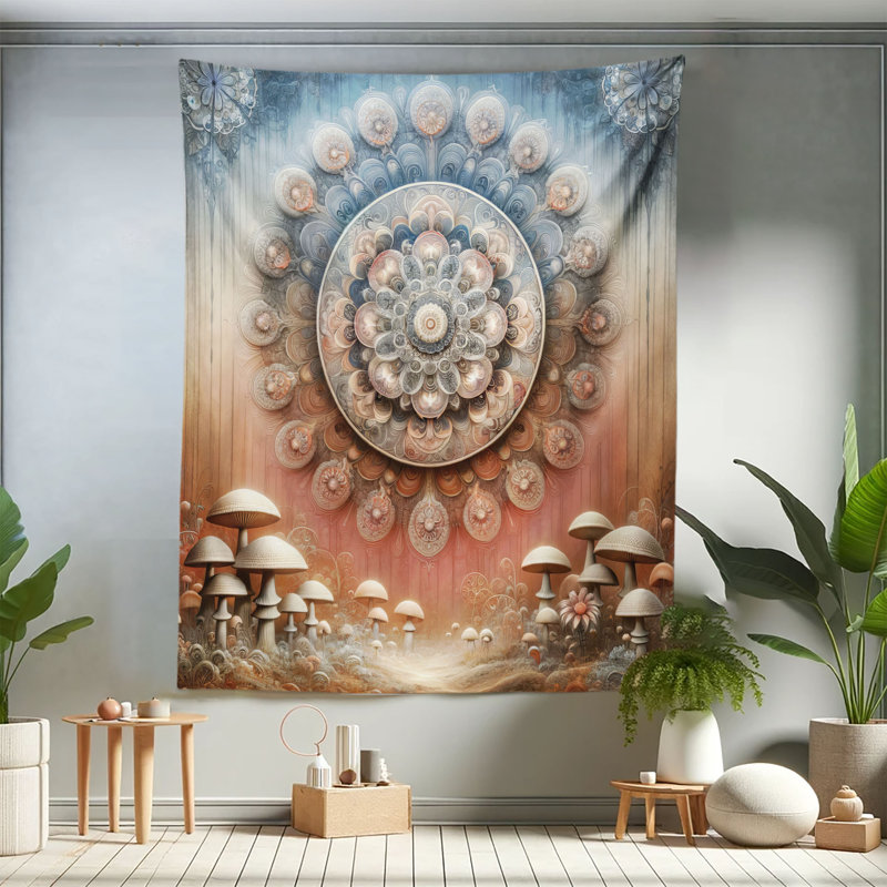 Tapisserie en microfibre, H 88 po x l 68 po