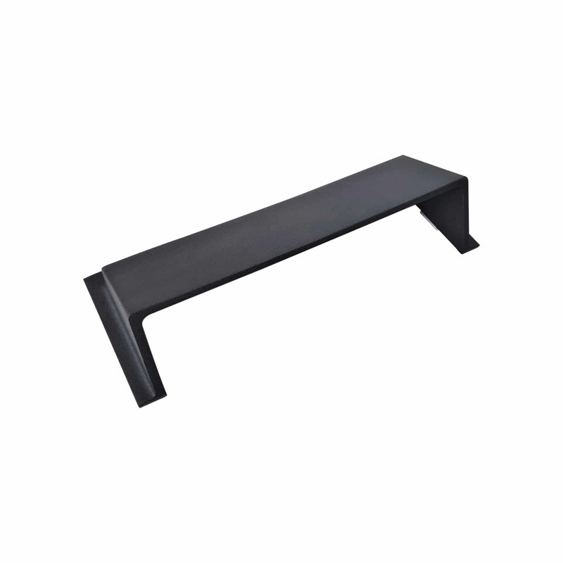 Déflecteur d'air de plancher 4 po x 10 po - Brun en fonte d'aluminium robuste, Noir