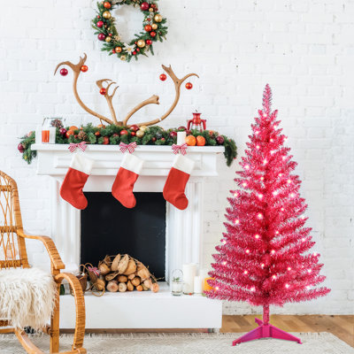 Arbre de Noël rouge 4 pi