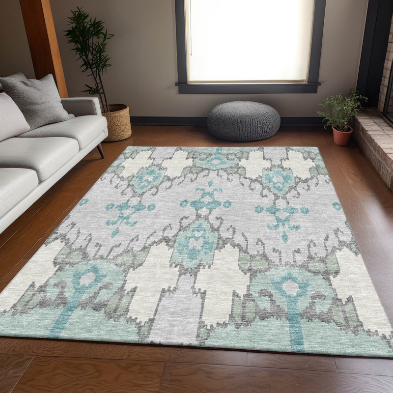 Washable Indoor / Outdoor Rug, Rectangle 3' x 5'