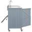 Chariot de barbecue extérieur avec évier-123553387