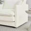 Canapé modulaire modulaire pour le salon, canapé modulaire convertible en U avec 1 repose-pieds, chenille-367883884