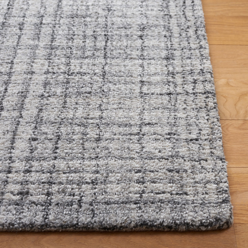Abstract Hand Tufted Performance Striped Rug, Runner 2'3" x 8'