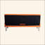 Canapé-lit de bureau 67 po en cuir, double pliable, avec table basse, multifonctionnel