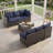 7 Piece Modular Patio Conversation Sets, Sectional Seating Group with Cushions-1056262841-1043022534