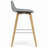 Randolph Upholstered Bentwood Mid-Century Modern Bar & Counter Stool with Chrome Footrest-1770046649
