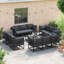 Garden Sofa Set Metal Outdoor Furniture Modern Design Terrace