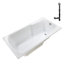 Baignoire de trempage en acrylique 72 po x 36 po, drain inclus-97544687