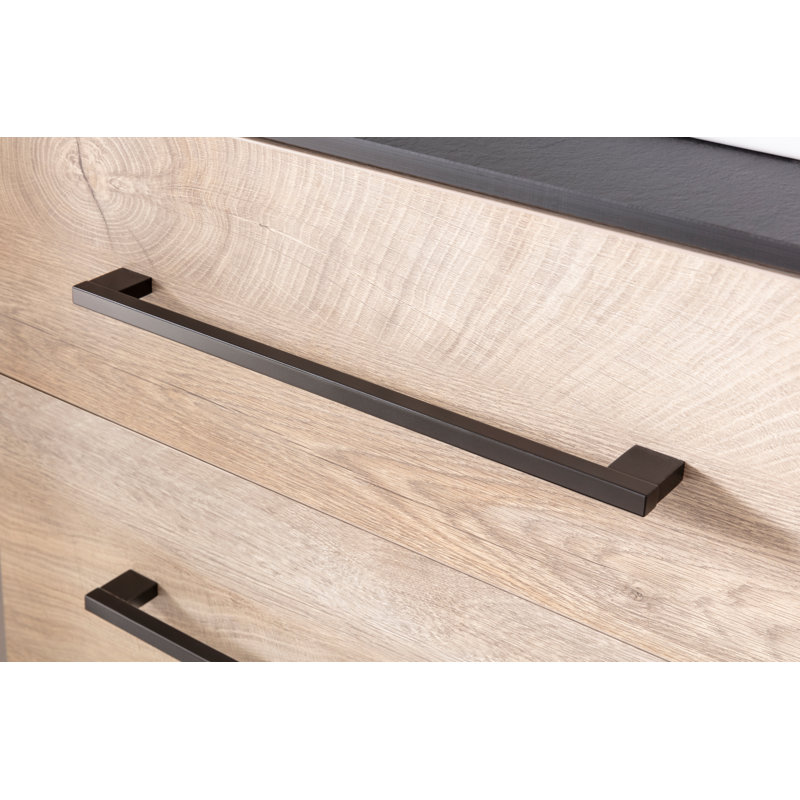 60cm Single Bathroom Vanity Base Only, Brown
