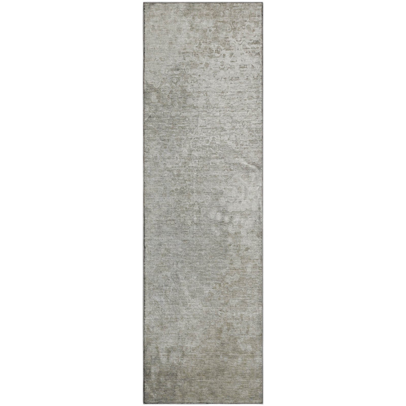 Premium Machine Washable Cerrito AMF565 Beige Rug, Runner 2'3" x 7'6"