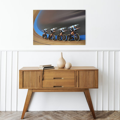 Team Pursuit Velocity Contemporary Wall Art Print