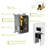 Dual Shower Head In - 16" Square Ceiling Mount System With -balanced Valve, Rainfall And Handheld, Easy Installation Discoloration Resistance 16 Inch Degradation-118013295