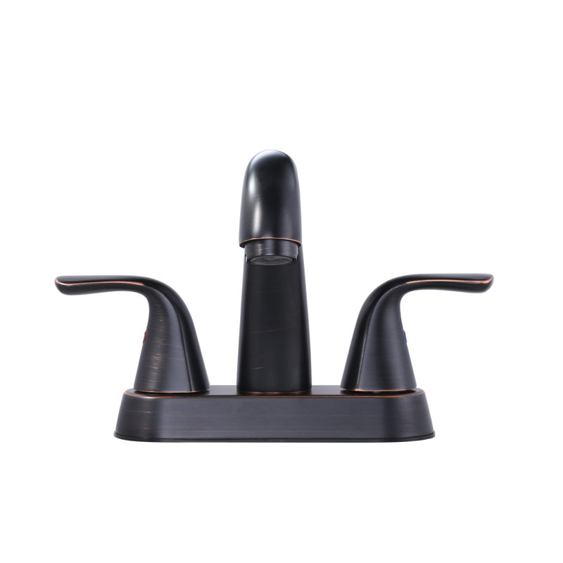 2-handle Bathroom Faucet with Drain Assembly, Oil Rubbed Bronze