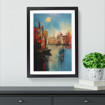 Venice Abstract Art - Framed Print