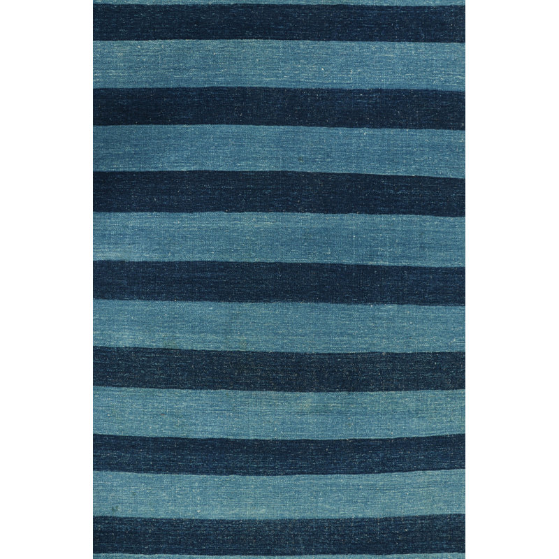 Dhuree Flatweave Cotton Striped Area Rug, Rectangle 8' x 10'