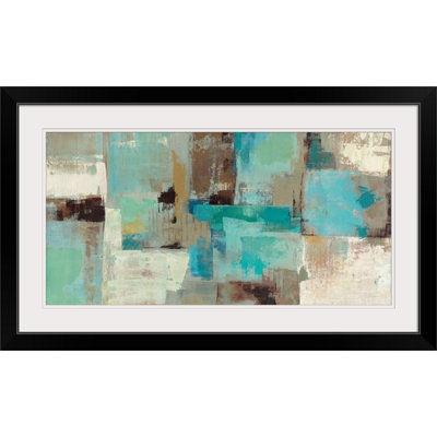 « turquoise et aqua reflections », reproduction d’art