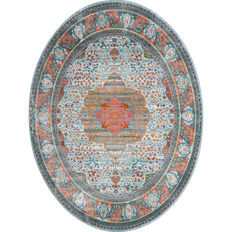 Oriental Indoor Rug, Oval 3'3" x 5'3"